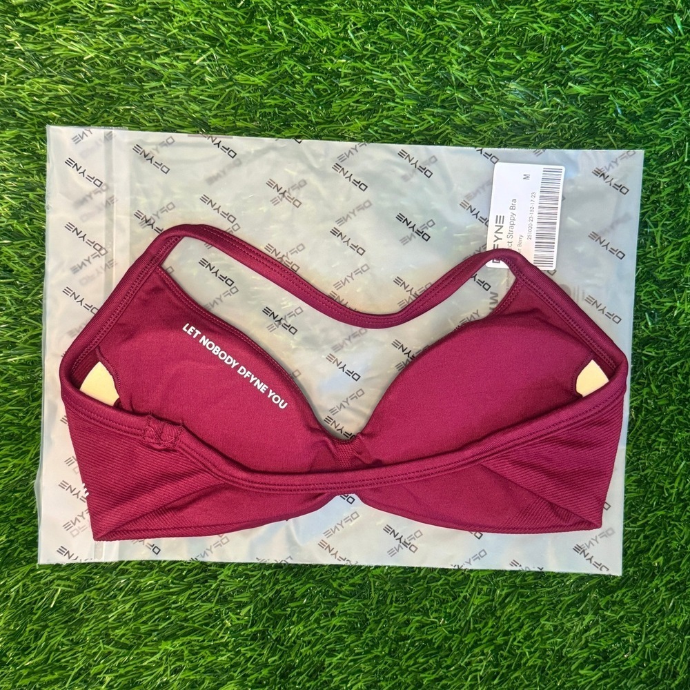 Dfyne impact strappy bra winter berry medium - Picture 2 of 4